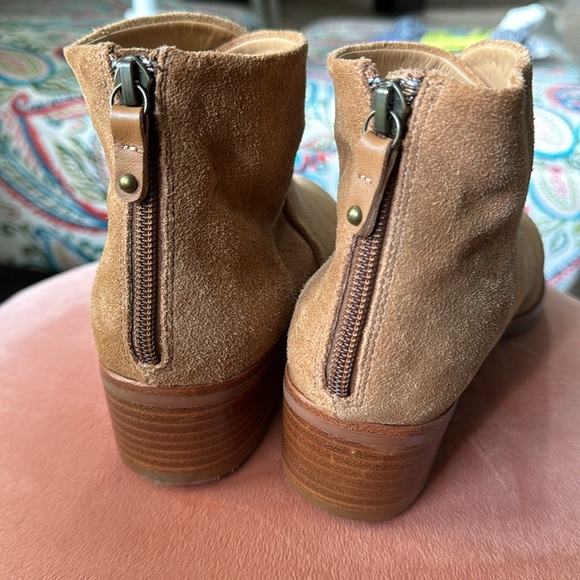 Soludos Venetian Tan Suede Ankle Booties - Picture 8 of 13